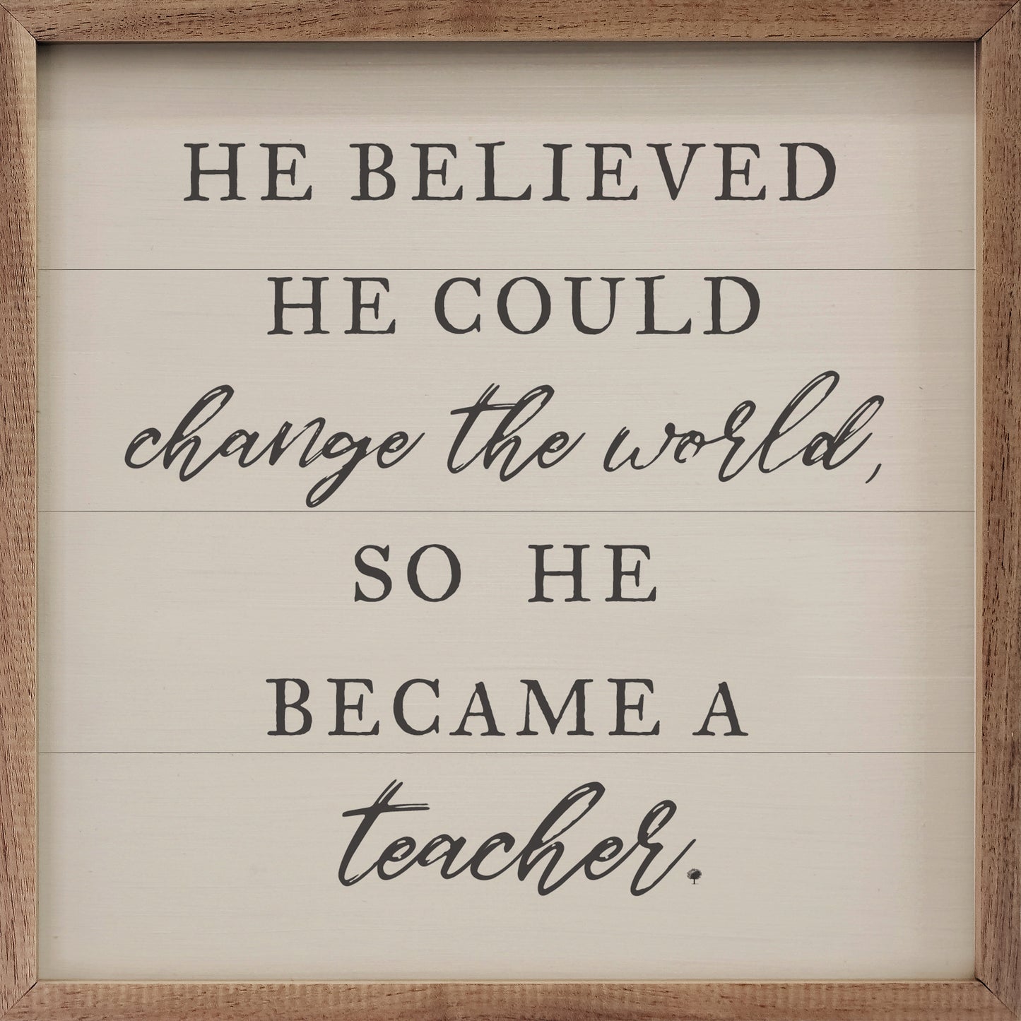 He Became A Teacher White image 0