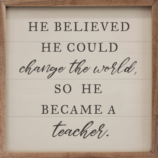 He Became A Teacher White image 0