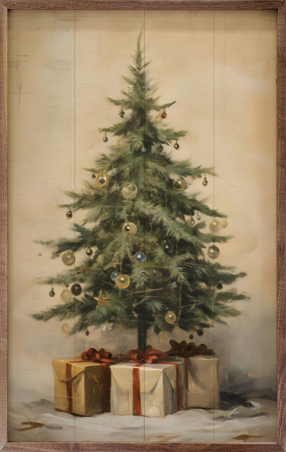 Christmas Tree With Presents II By Petals Prints Designs image 0