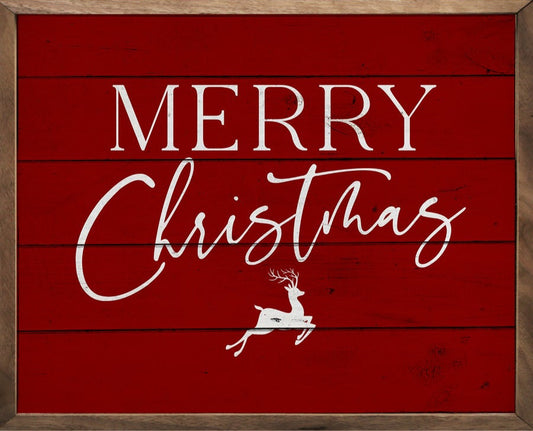 Merry Christmas Reindeer Red image 0