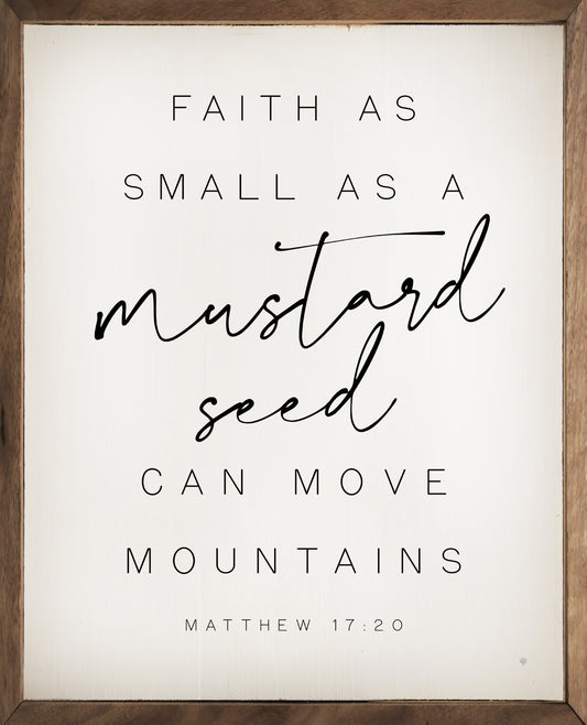Mustard Seed Matthew 17:20 White image 0