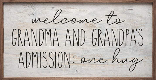 Welcome To Grandma And Grandpa's Whitewash image 0