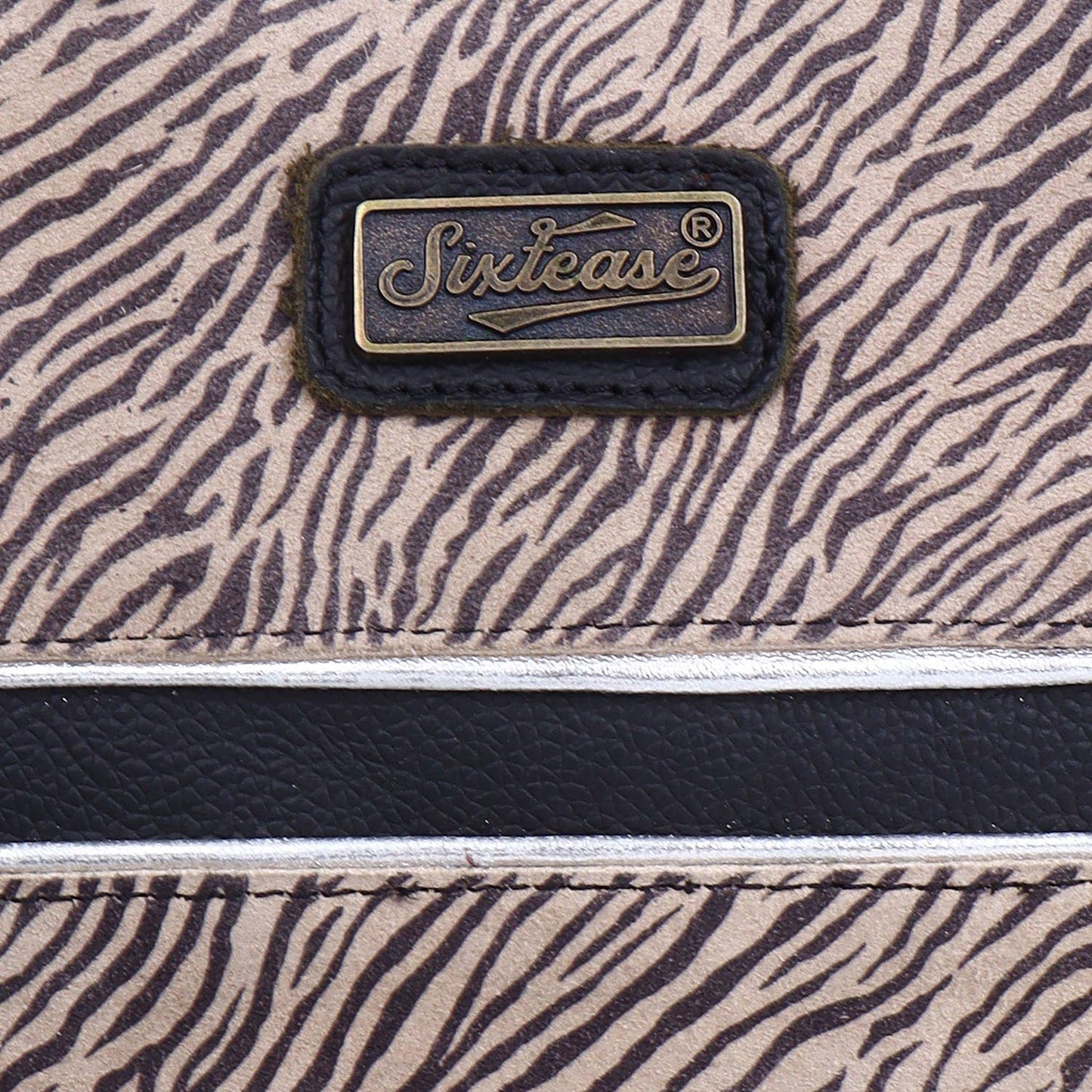 Suede Zebra Print Wristlet