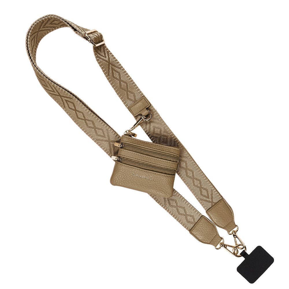 Clip & Go Strap w/Zippered Pouch Classic: Black