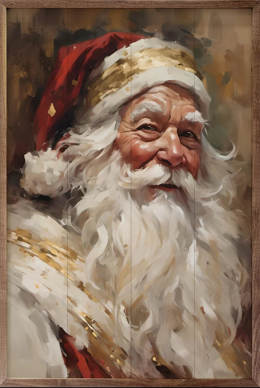 Santa In Red With Gold image 0