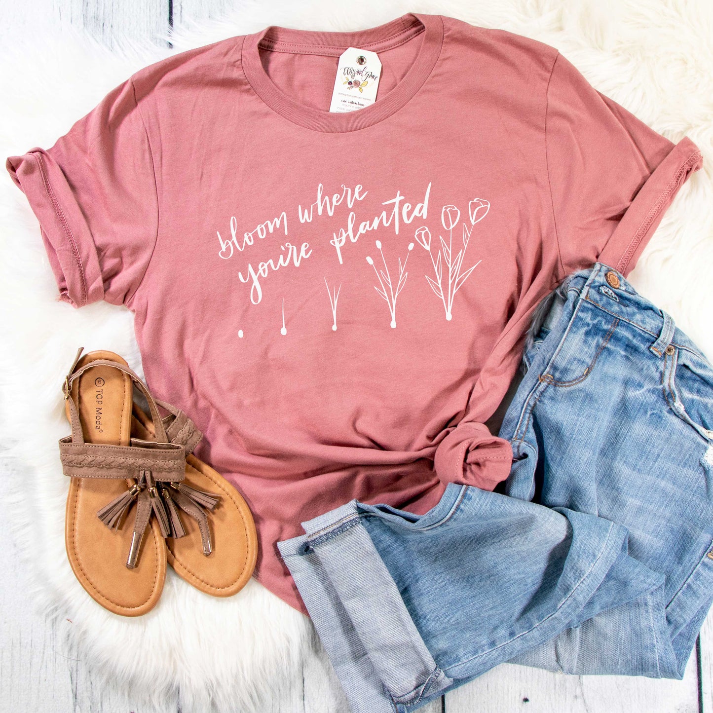 Bloom Where You're Planted Unisex Shirt