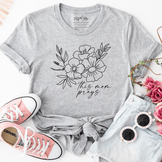 Floral Mom Tee Unisex Shirt
