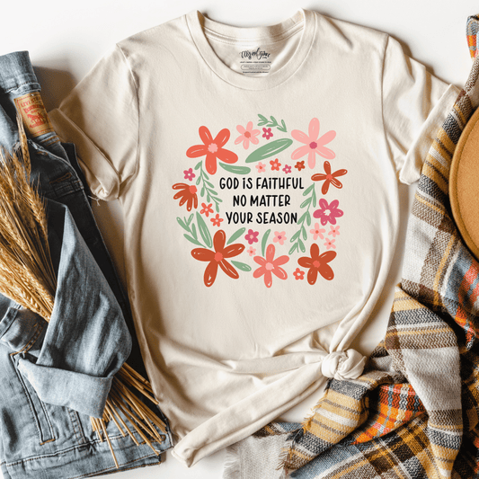 God is Faithful Multicolor Unisex Shirt