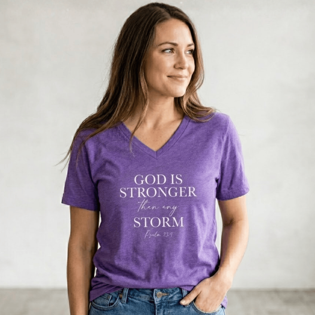 God Is Stronger Than Any Storm Unisex Shirt