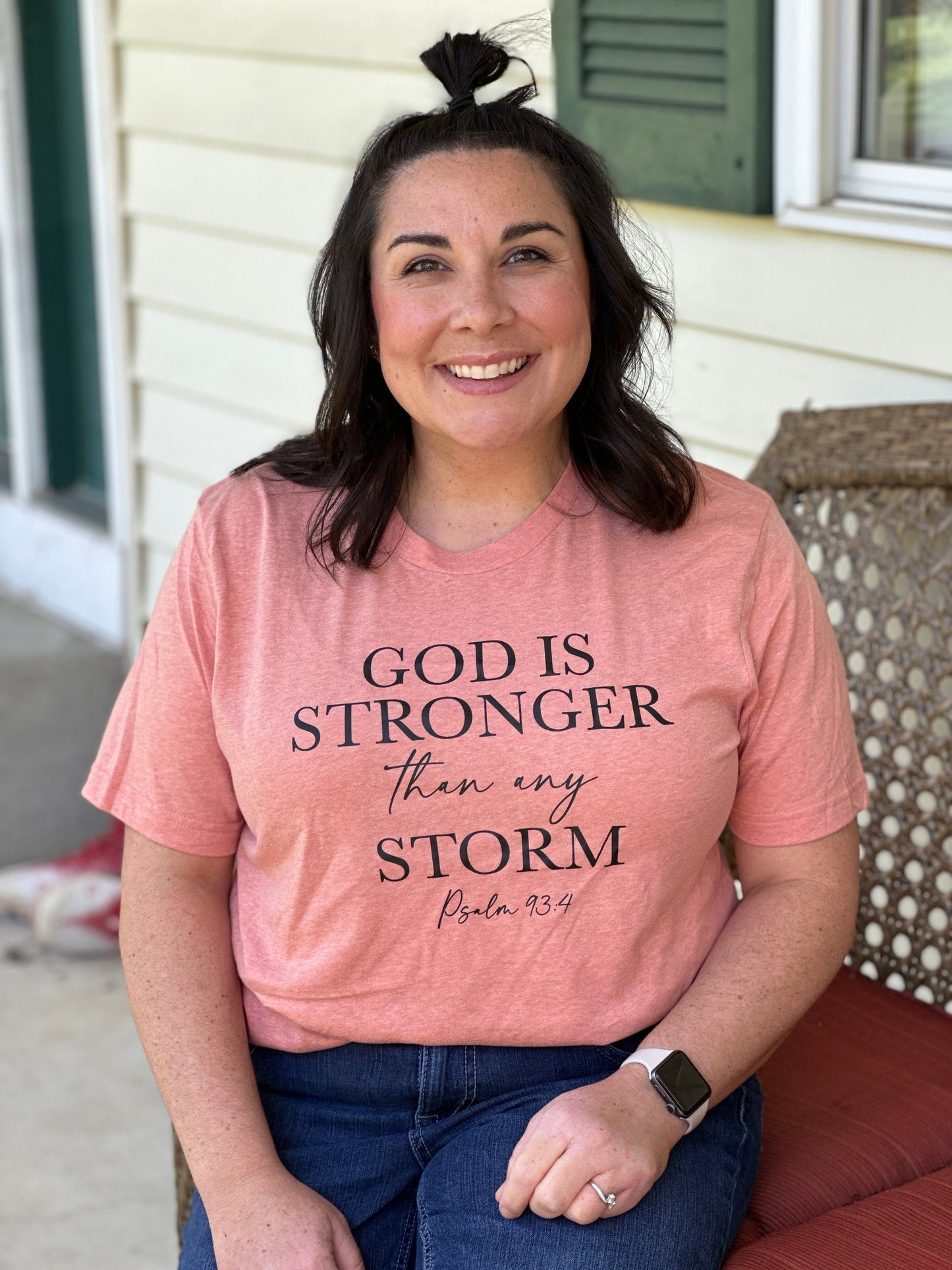 God Is Stronger Than Any Storm Unisex Shirt