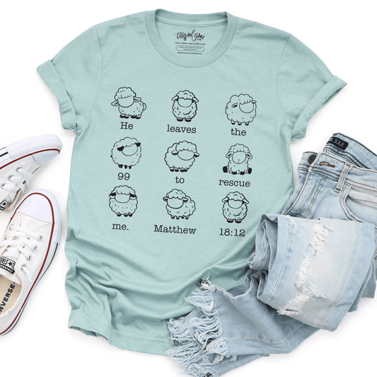 He Leaves The 99 Sheep Unisex Shirt