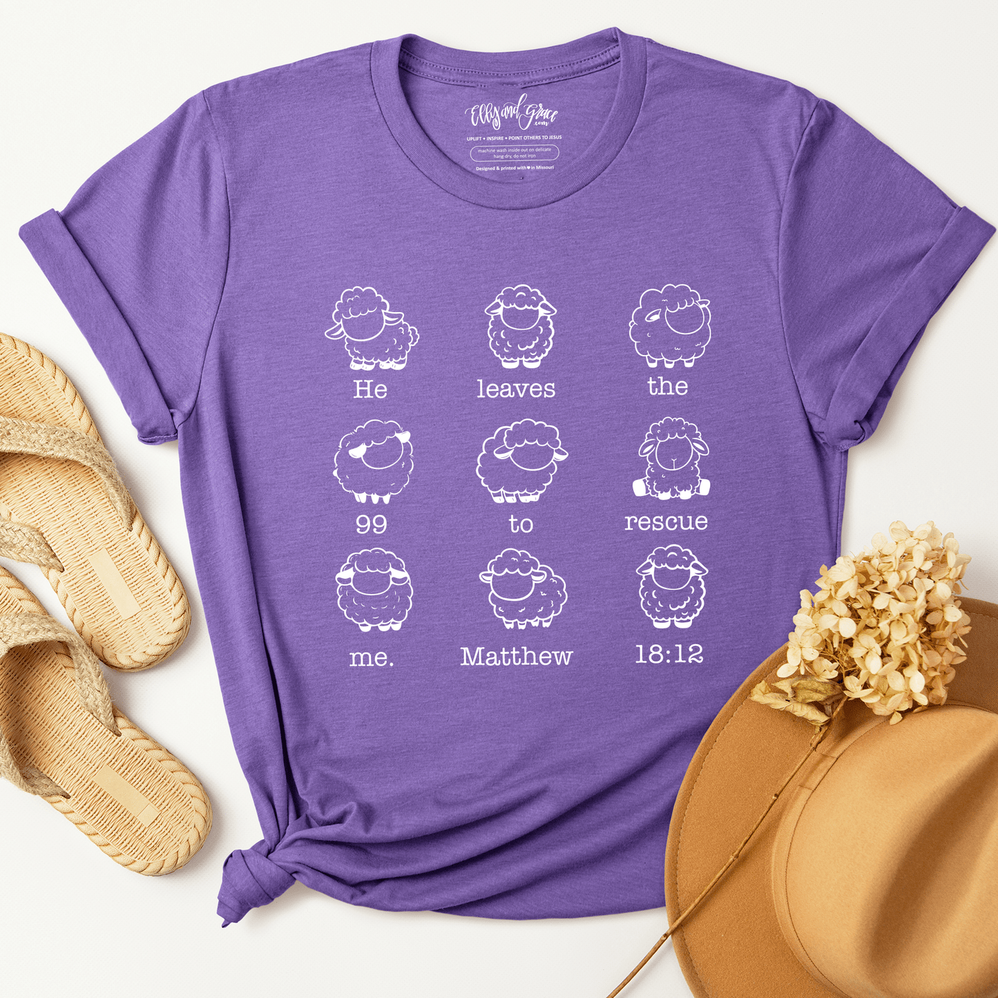 He Leaves The 99 Sheep Unisex Shirt