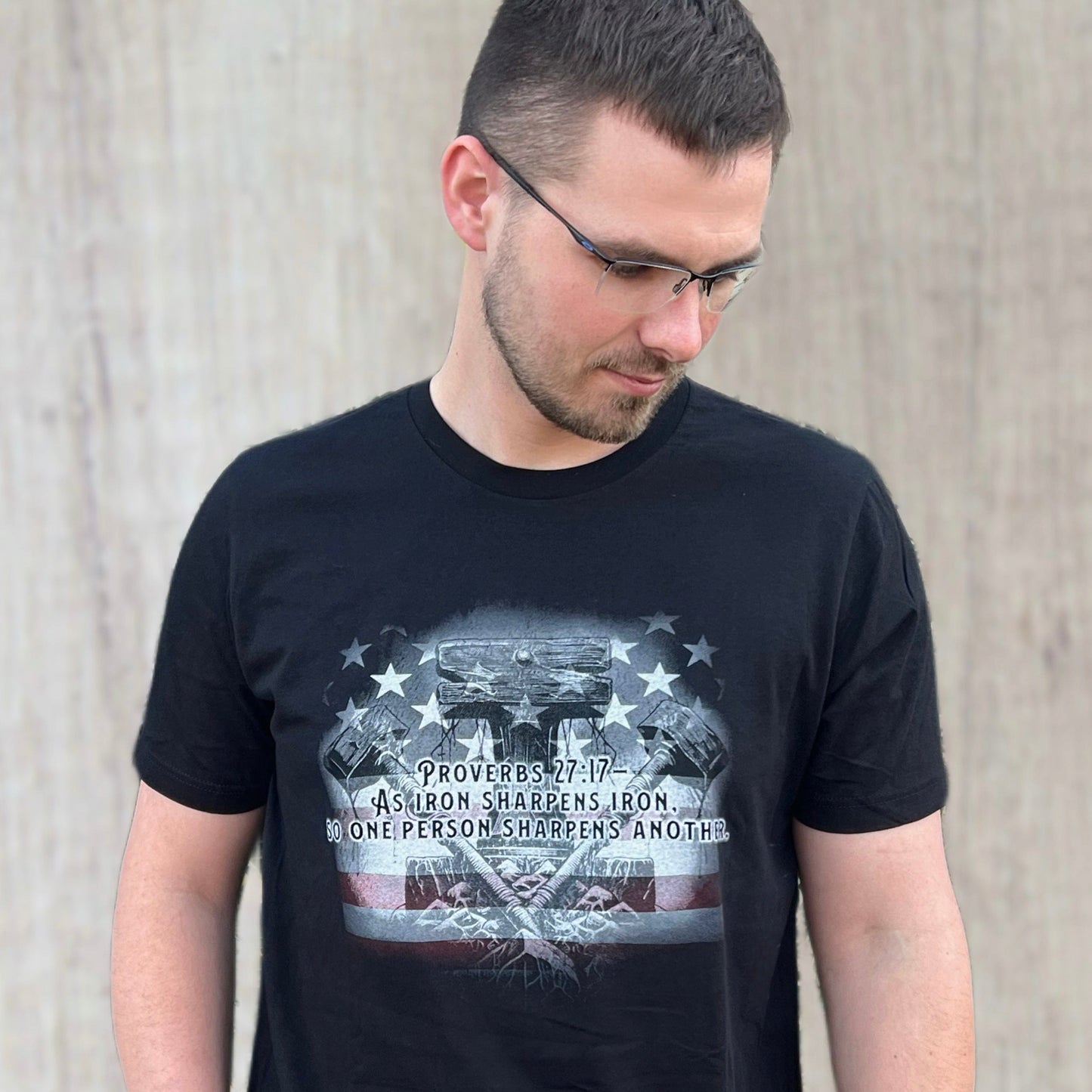 Iron Sharpens Iron Men's Multicolor Unisex Shirt