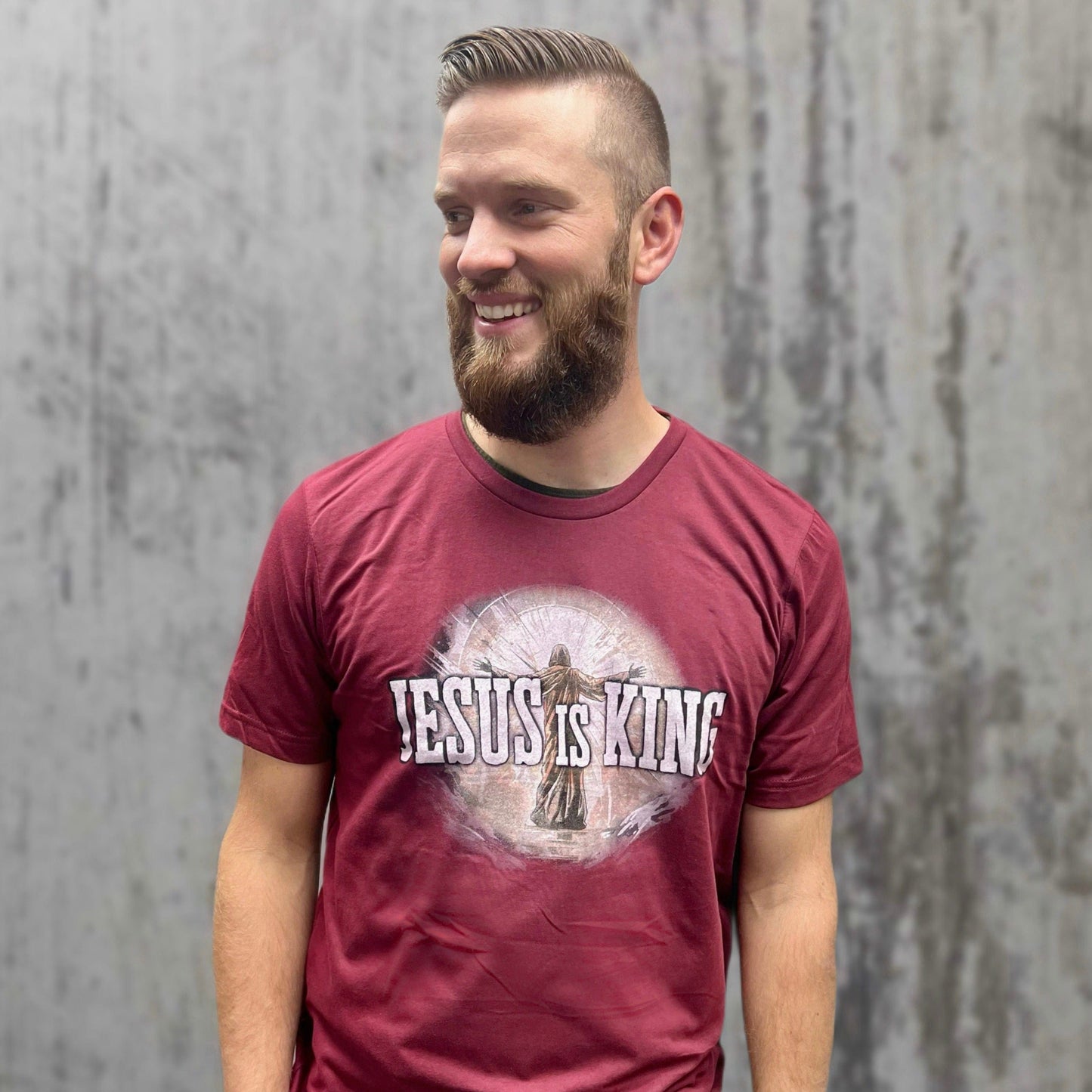 Jesus is King Men's Multicolor Unisex Shirt