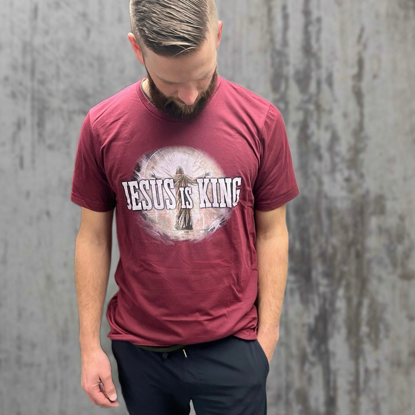 Jesus is King Men's Multicolor Unisex Shirt