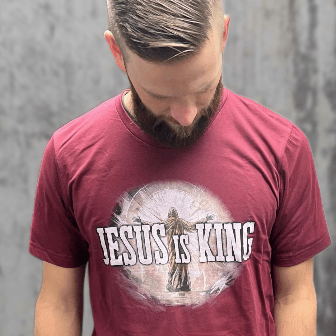 Jesus is King Men's Multicolor Unisex Shirt
