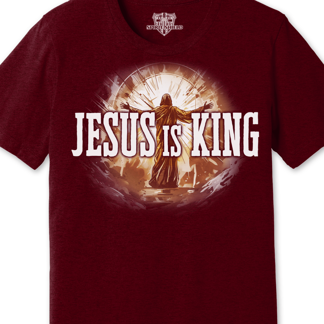 Jesus is King Men's Multicolor Unisex Shirt