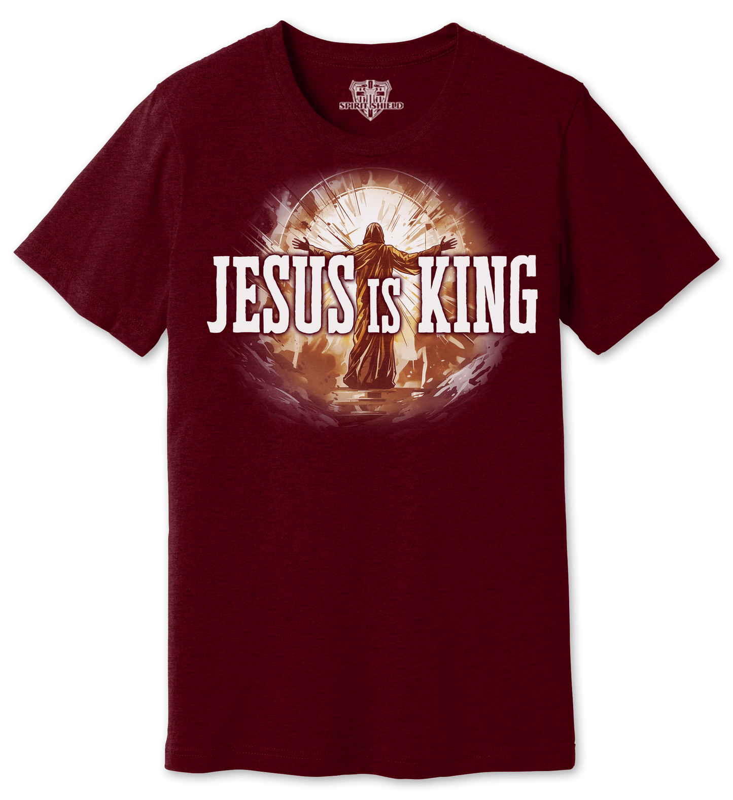 Jesus is King Men's Multicolor Unisex Shirt