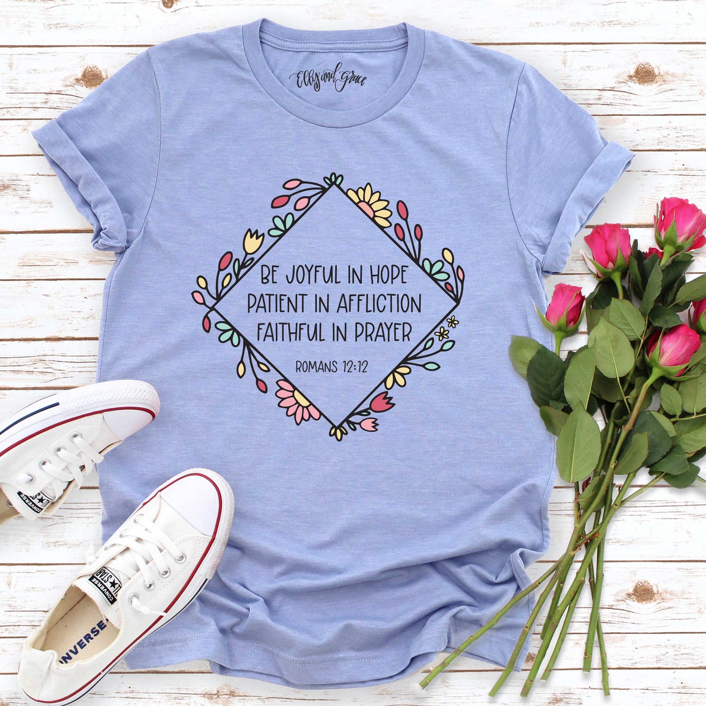 Joyful in Hope Multicolor Unisex Shirt