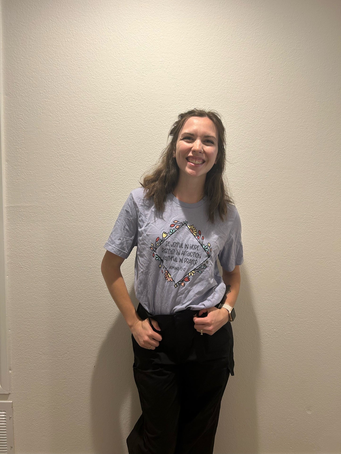 Joyful in Hope Multicolor Unisex Shirt