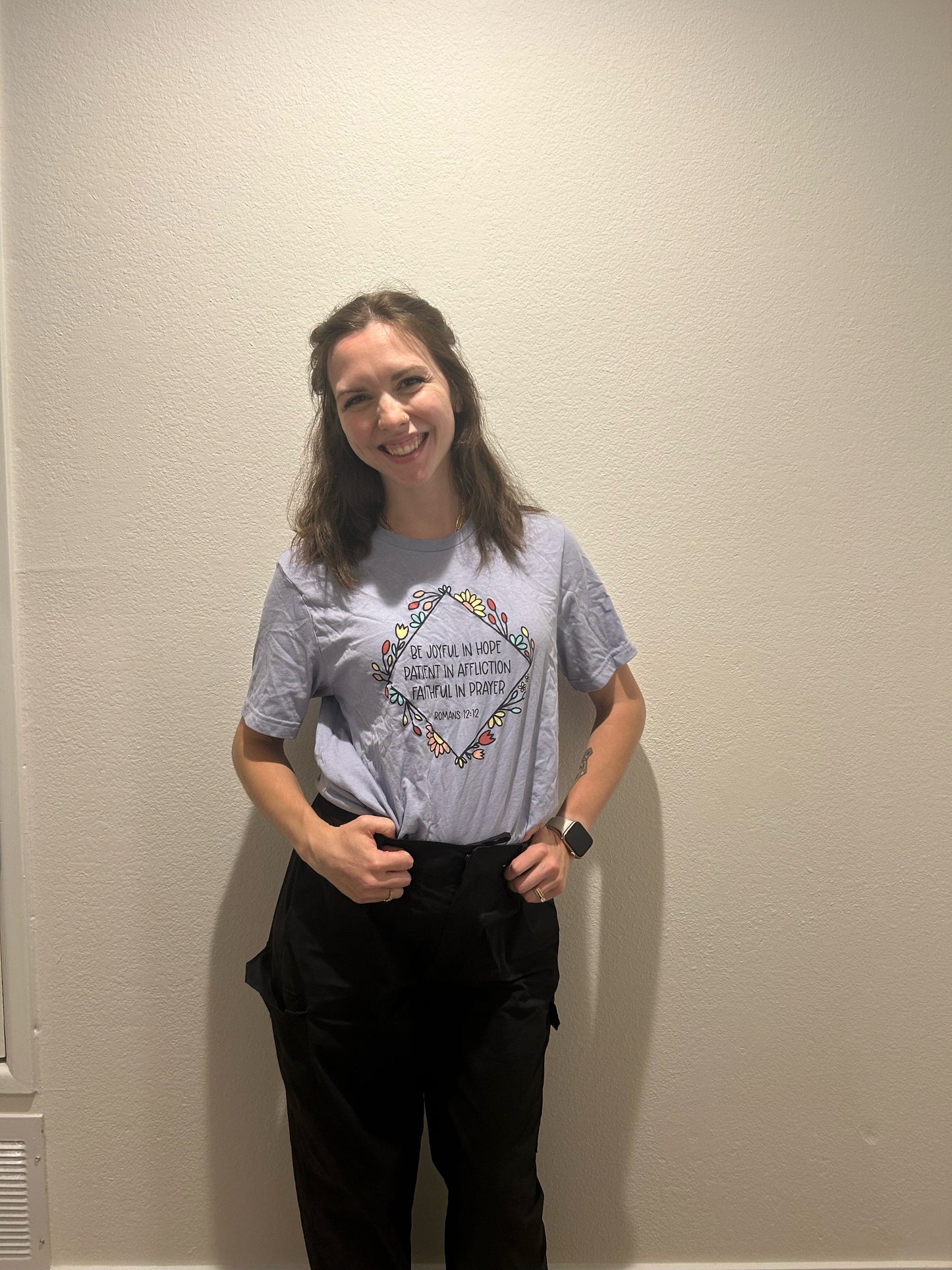 Joyful in Hope Multicolor Unisex Shirt