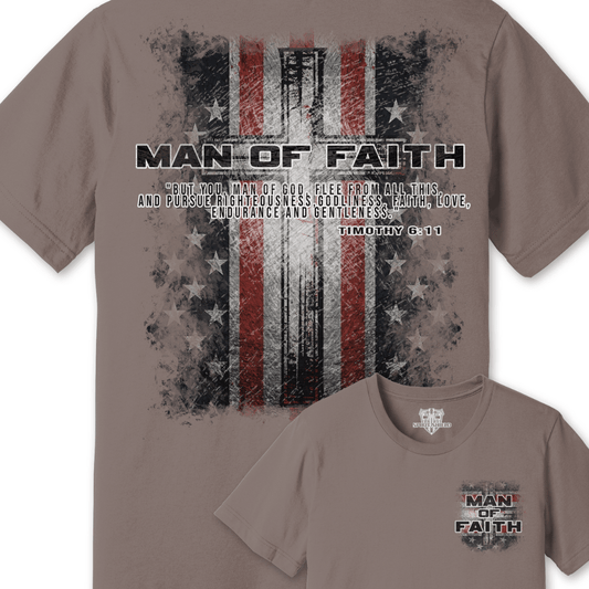 Man of Faith Men's Multicolor Unisex Shirt