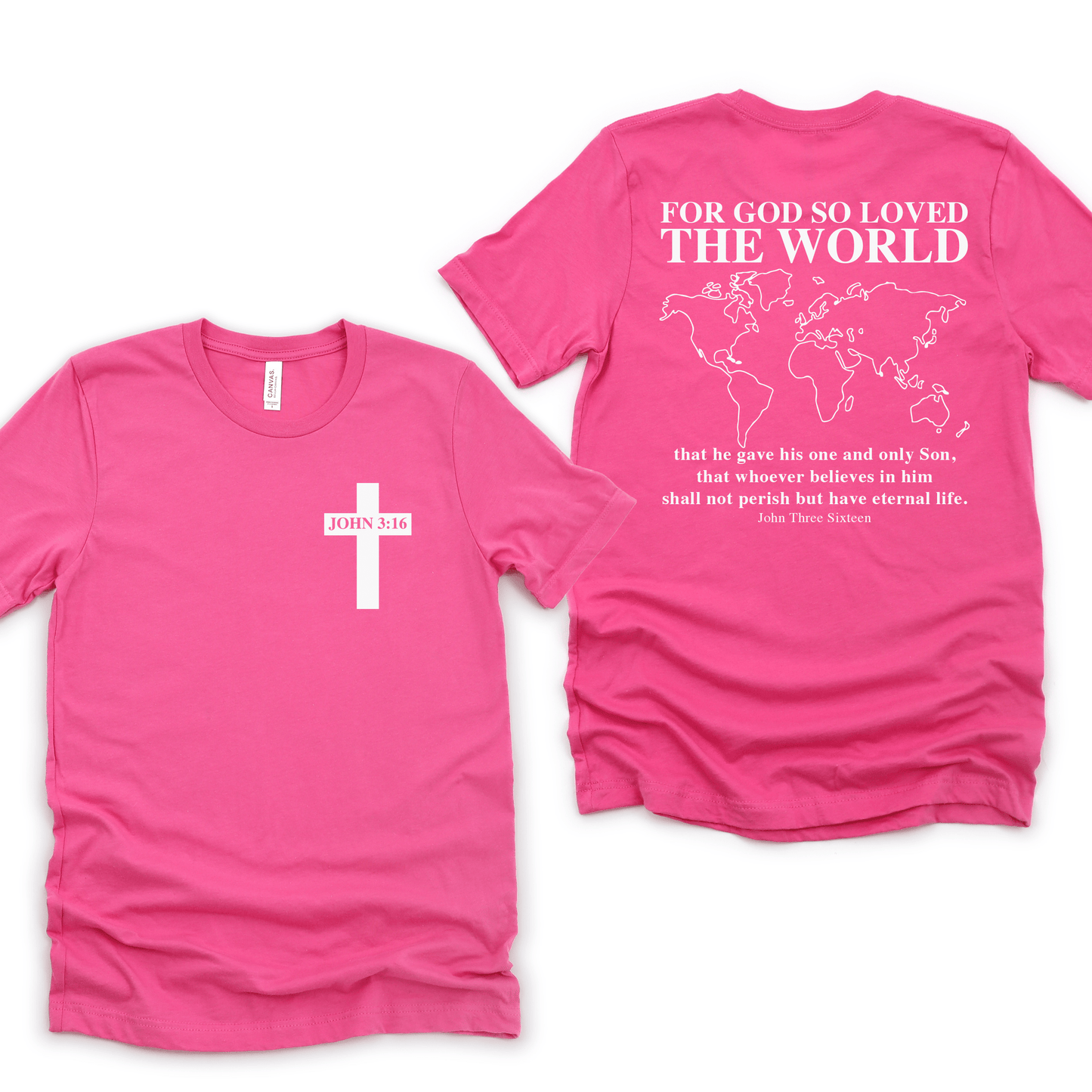 Map John 3:16 Unisex Shirt