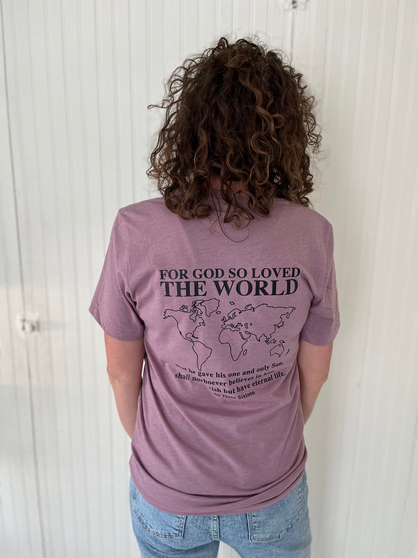 Map John 3:16 Unisex Shirt