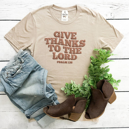 PUFF Give Thanks To The Lord Fall Unisex Shirt