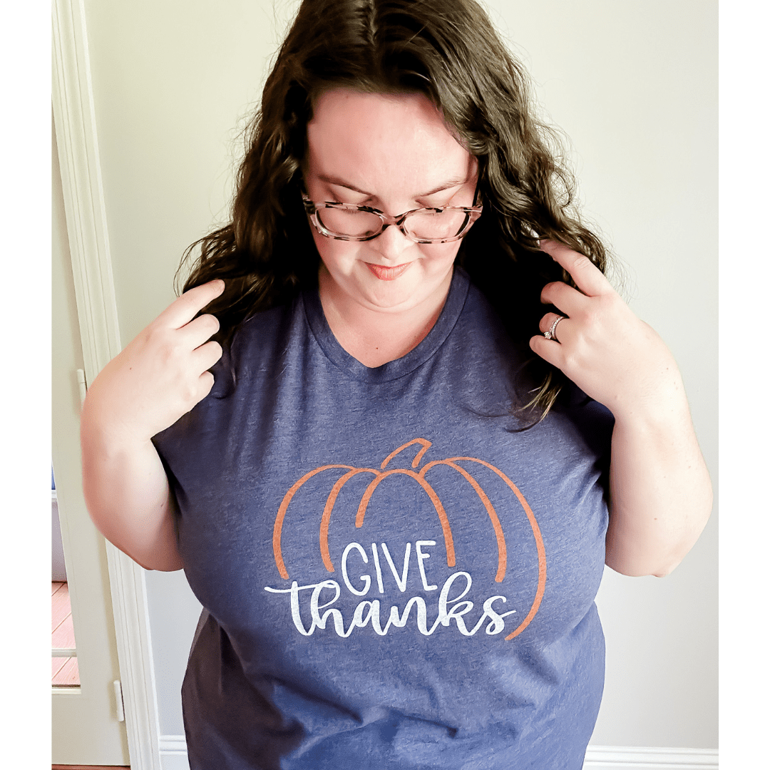 Pumpkin Give Thanks Multicolor Unisex Shirt