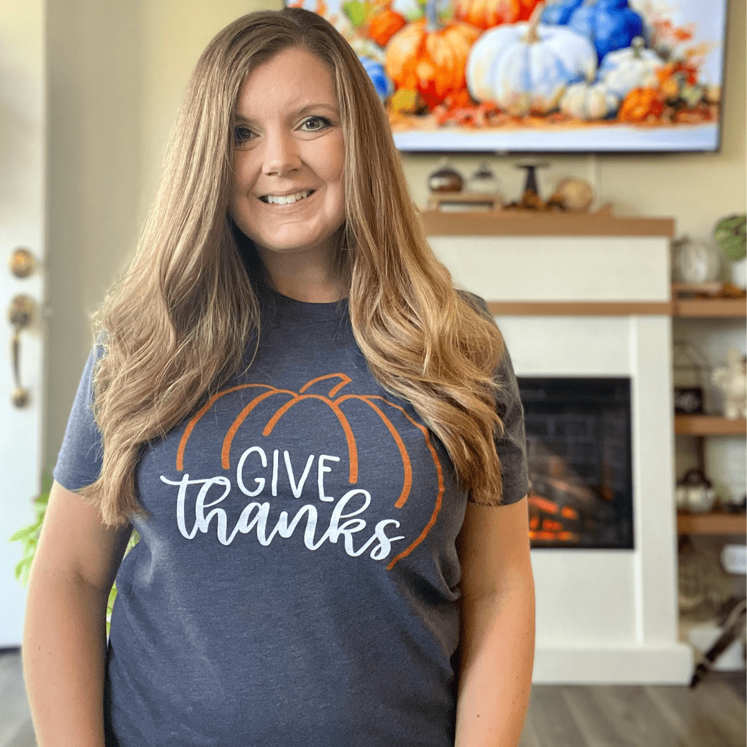 Pumpkin Give Thanks Multicolor Unisex Shirt