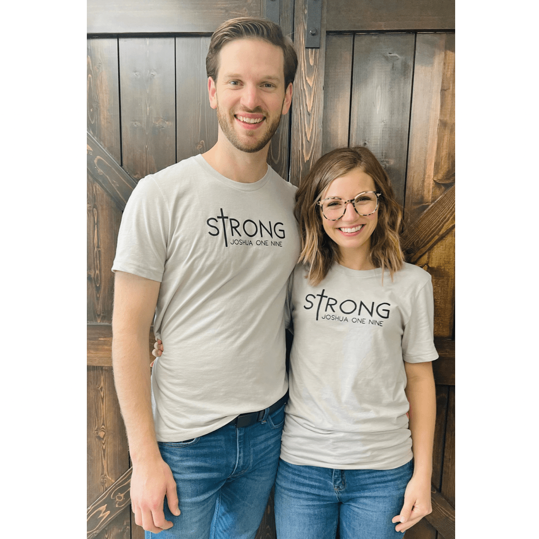sTrong Joshua 1:9 Unisex Shirt