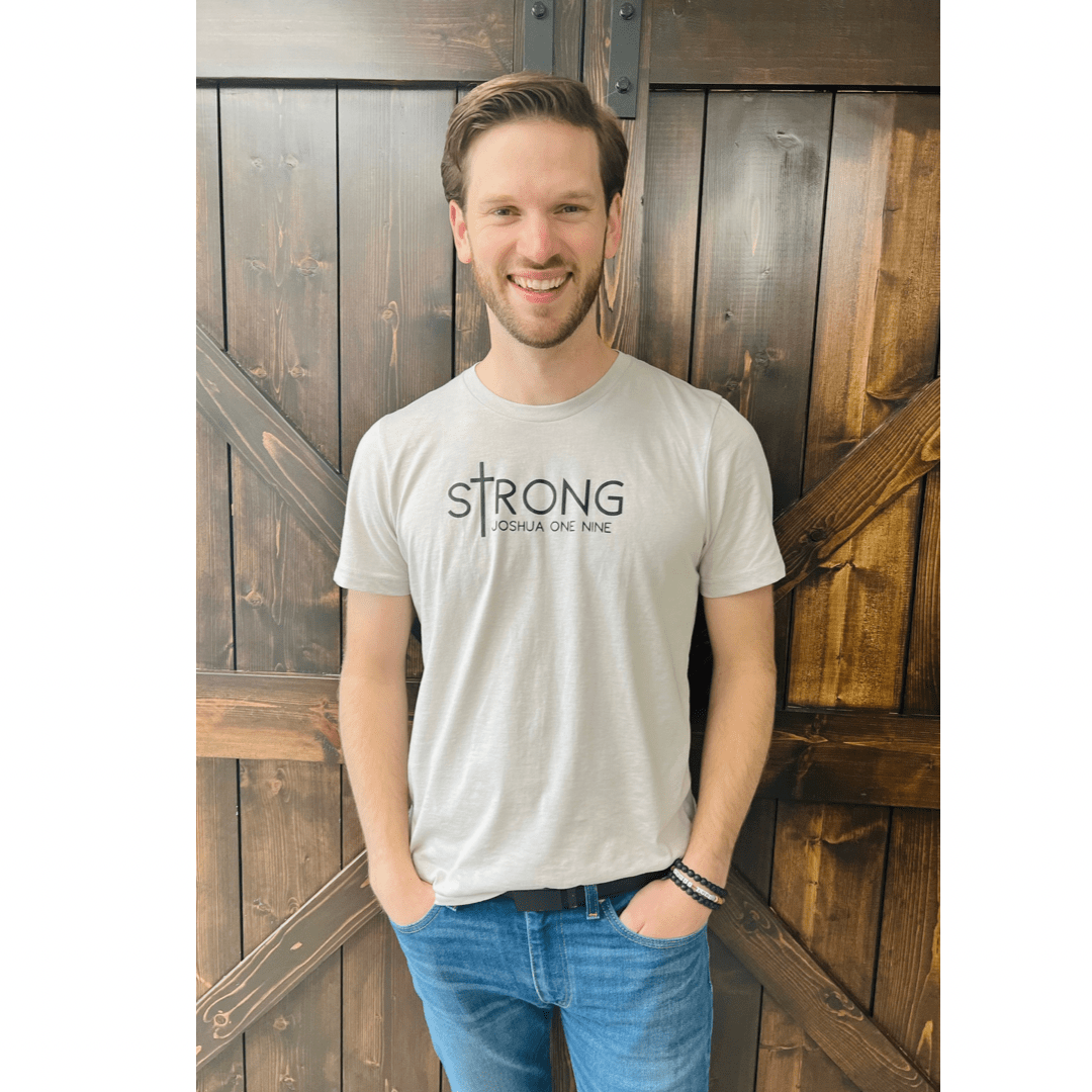 sTrong Joshua 1:9 Unisex Shirt