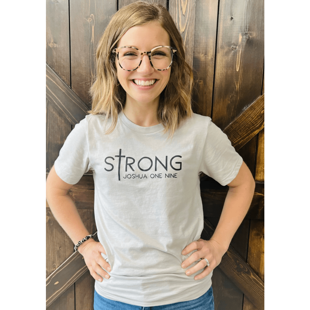 sTrong Joshua 1:9 Unisex Shirt