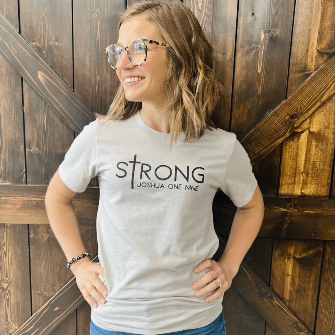 sTrong Joshua 1:9 Unisex Shirt