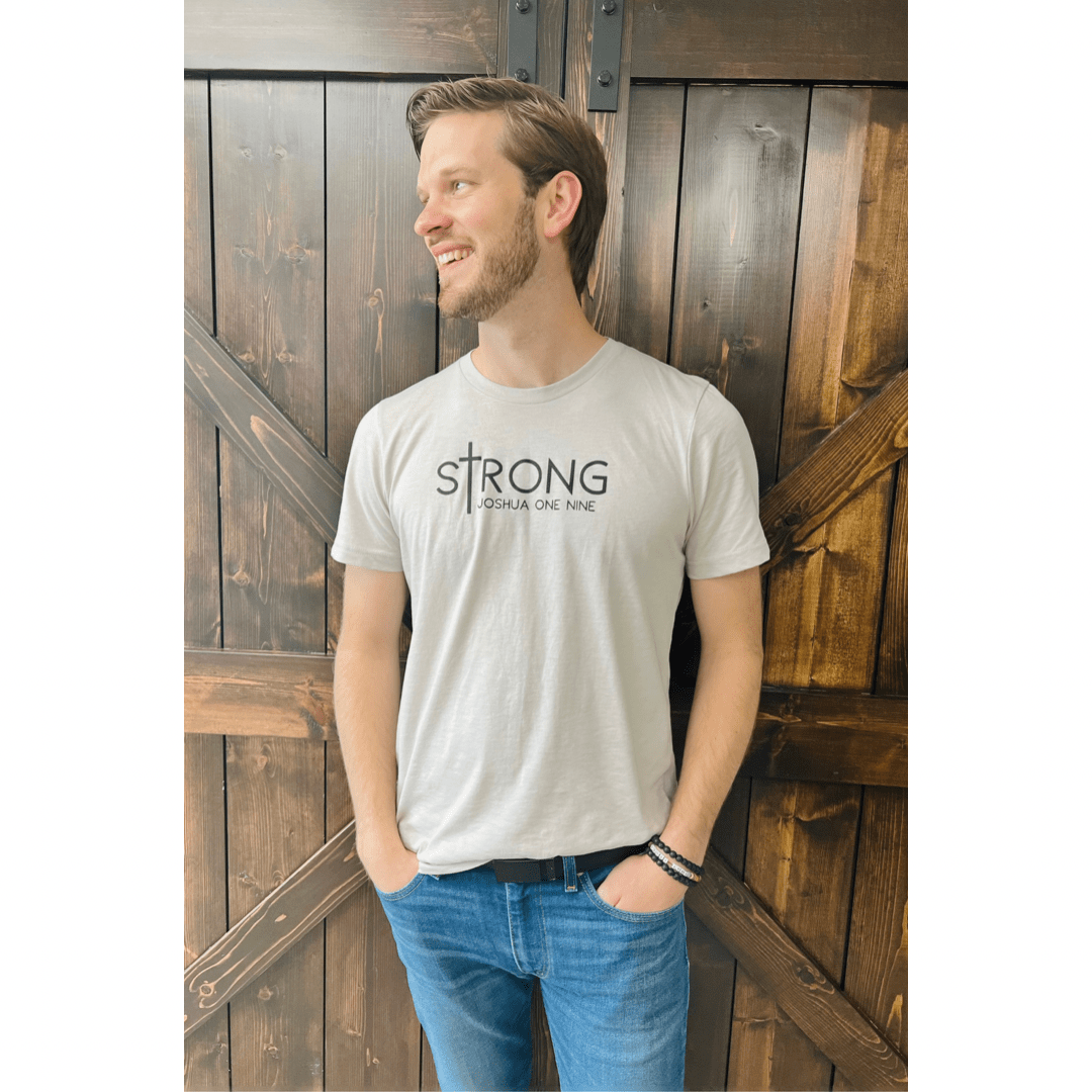 sTrong Joshua 1:9 Unisex Shirt
