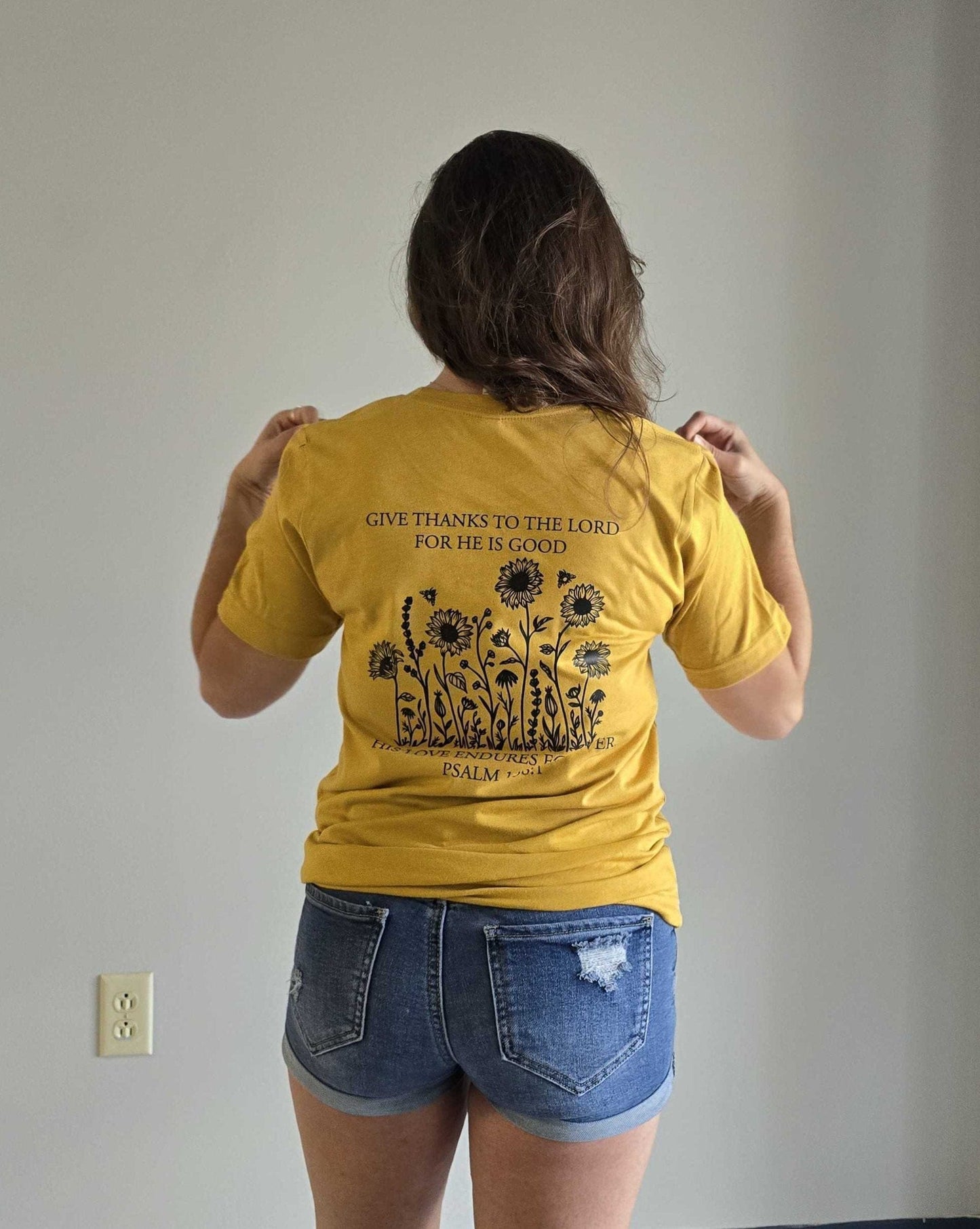 Sunflower Give Thanks Unisex Shirt