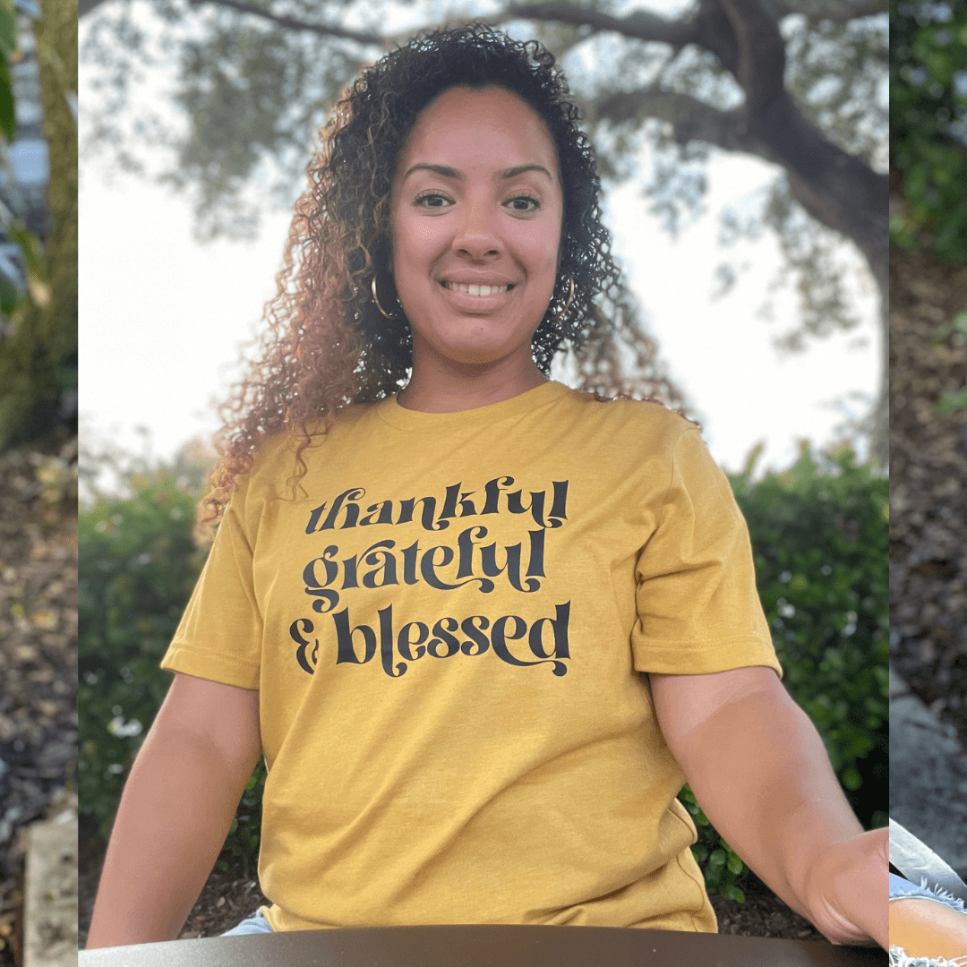 Thankful Grateful & Blessed Unisex Shirt