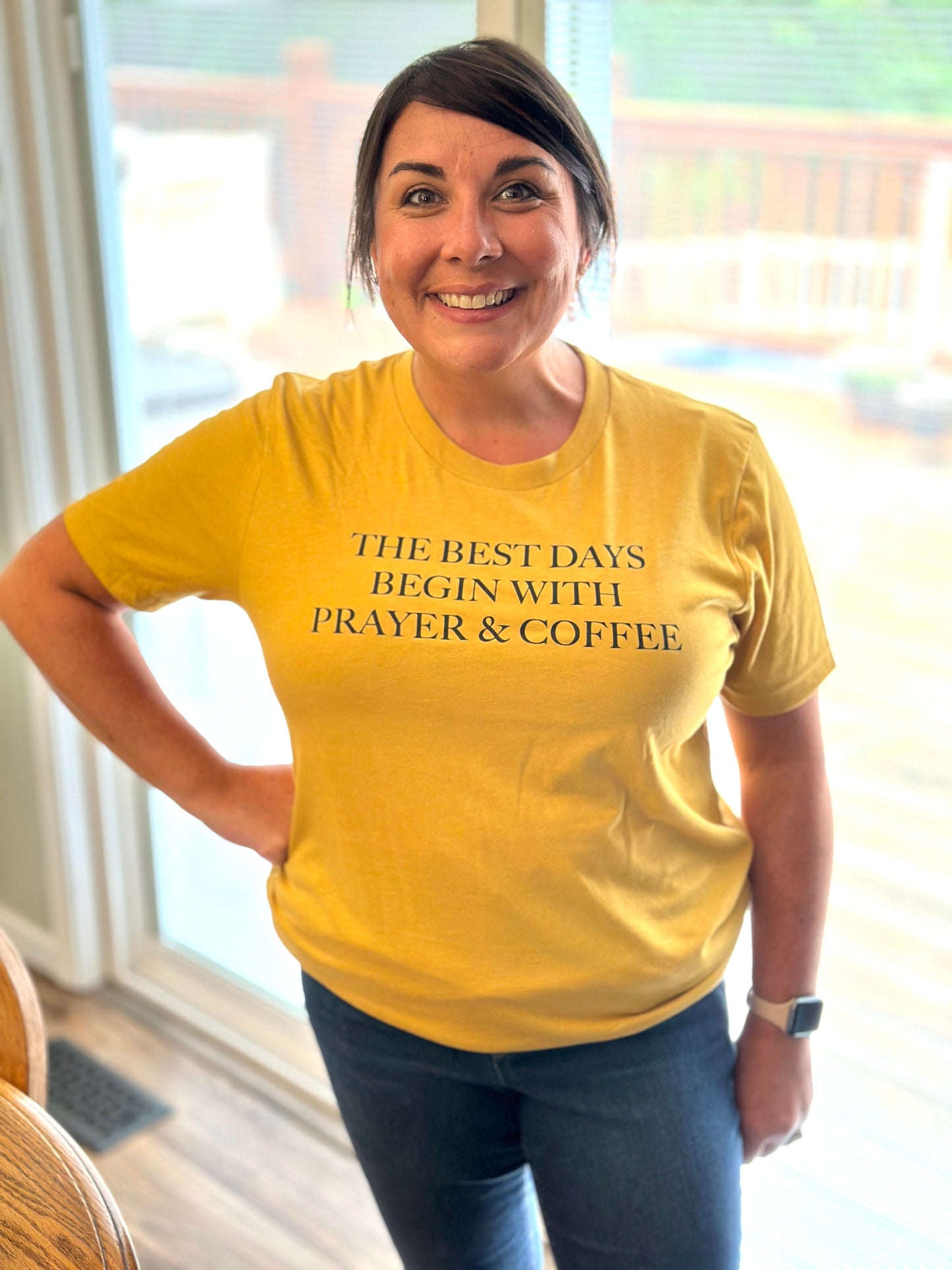 The Best Days Begin With Prayer And Coffee Unisex Shirt
