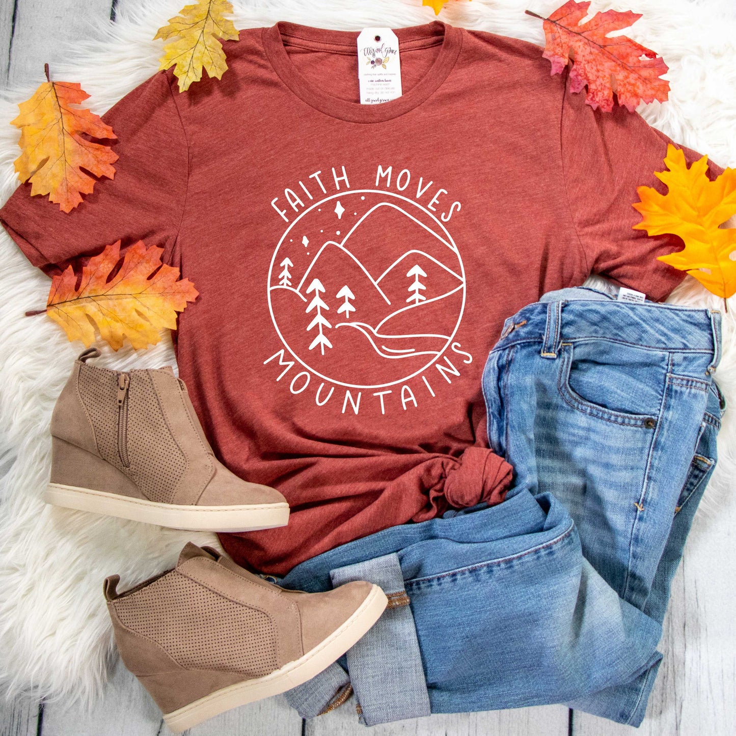 Faith Moves Mountains Unisex Shirt