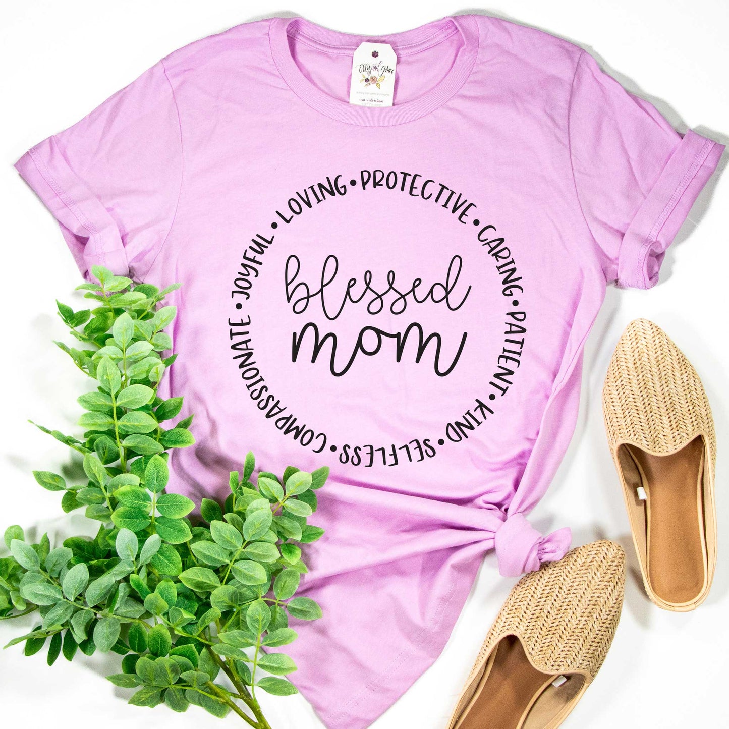Blessed Mom Attributes Unisex Shirt