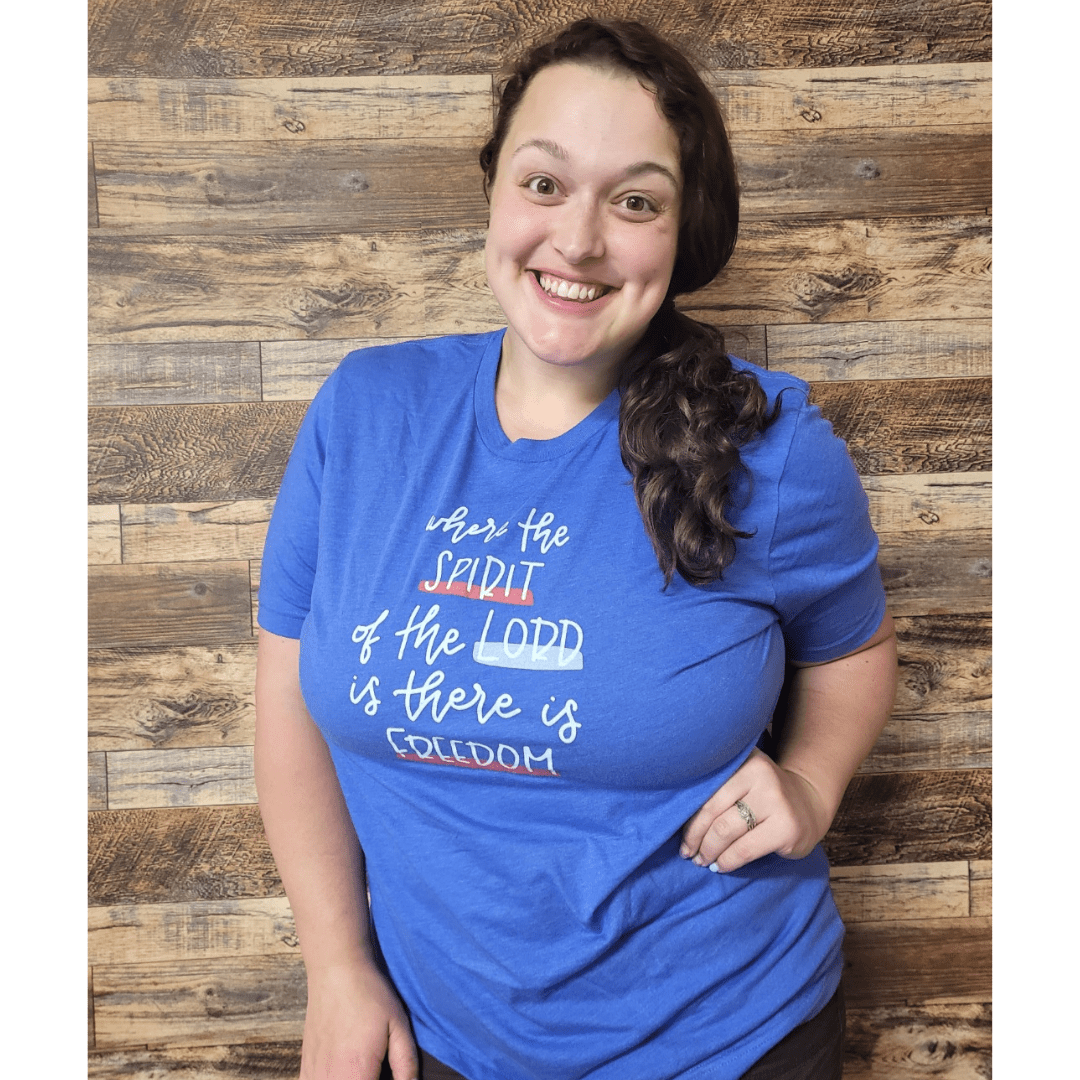 Where the Spirit of the Lord Is Freedom Multicolor Unisex Shirt