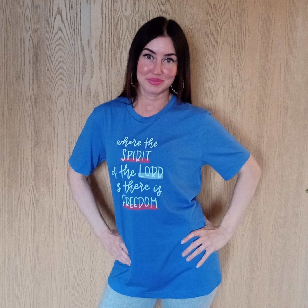 Where the Spirit of the Lord Is Freedom Multicolor Unisex Shirt