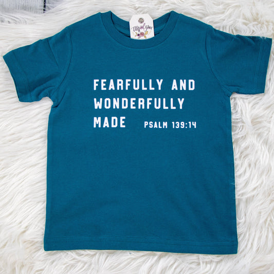 Fearfully and Wonderfully Made Toddler Shirt