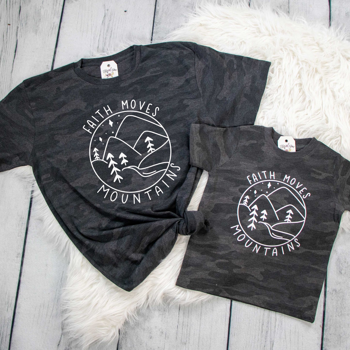 Faith Moves Mountains Toddler Shirt