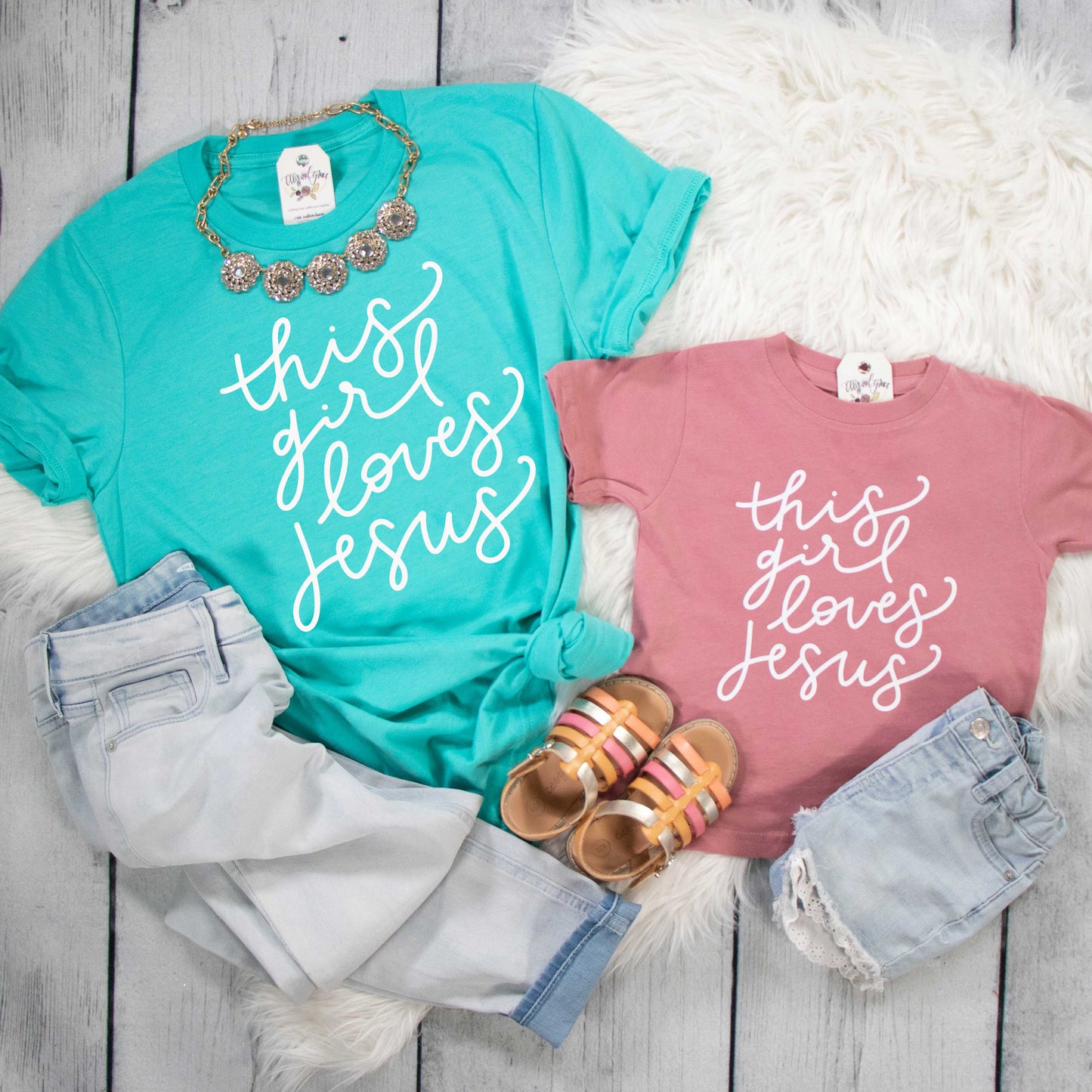This Girl Loves Jesus Toddler Shirt