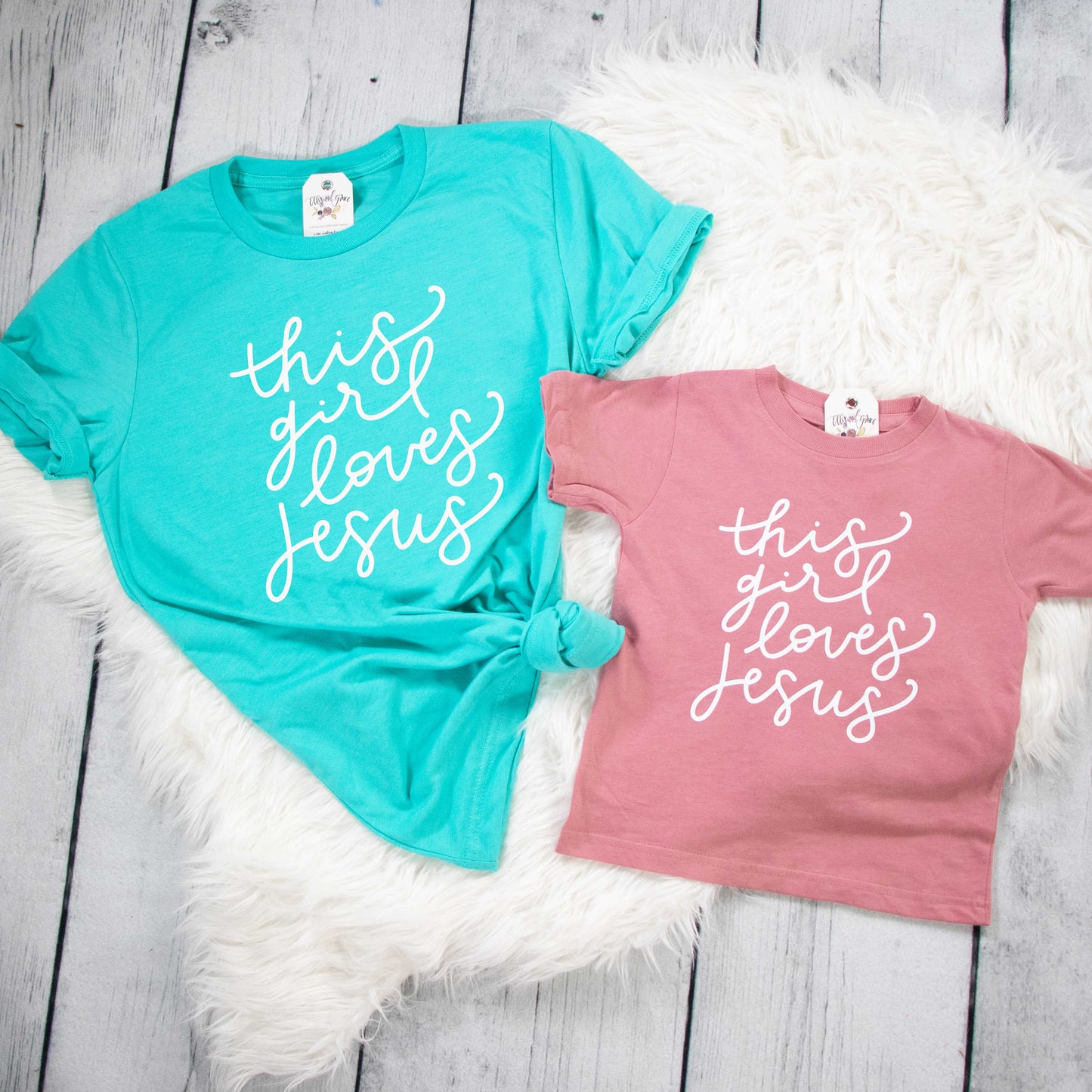 This Girl Loves Jesus Toddler Shirt