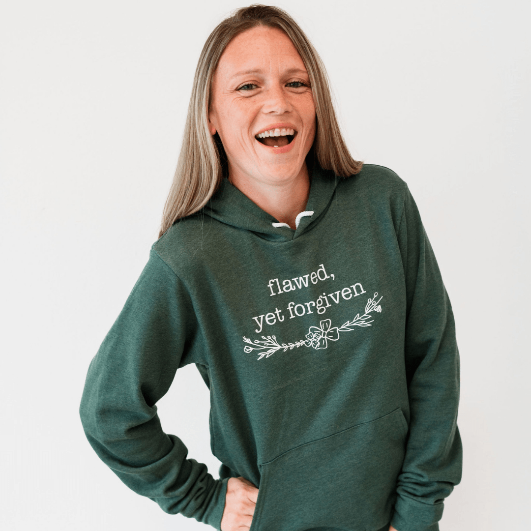 Flawed, Yet Forgiven Premium Fleece Hoodie