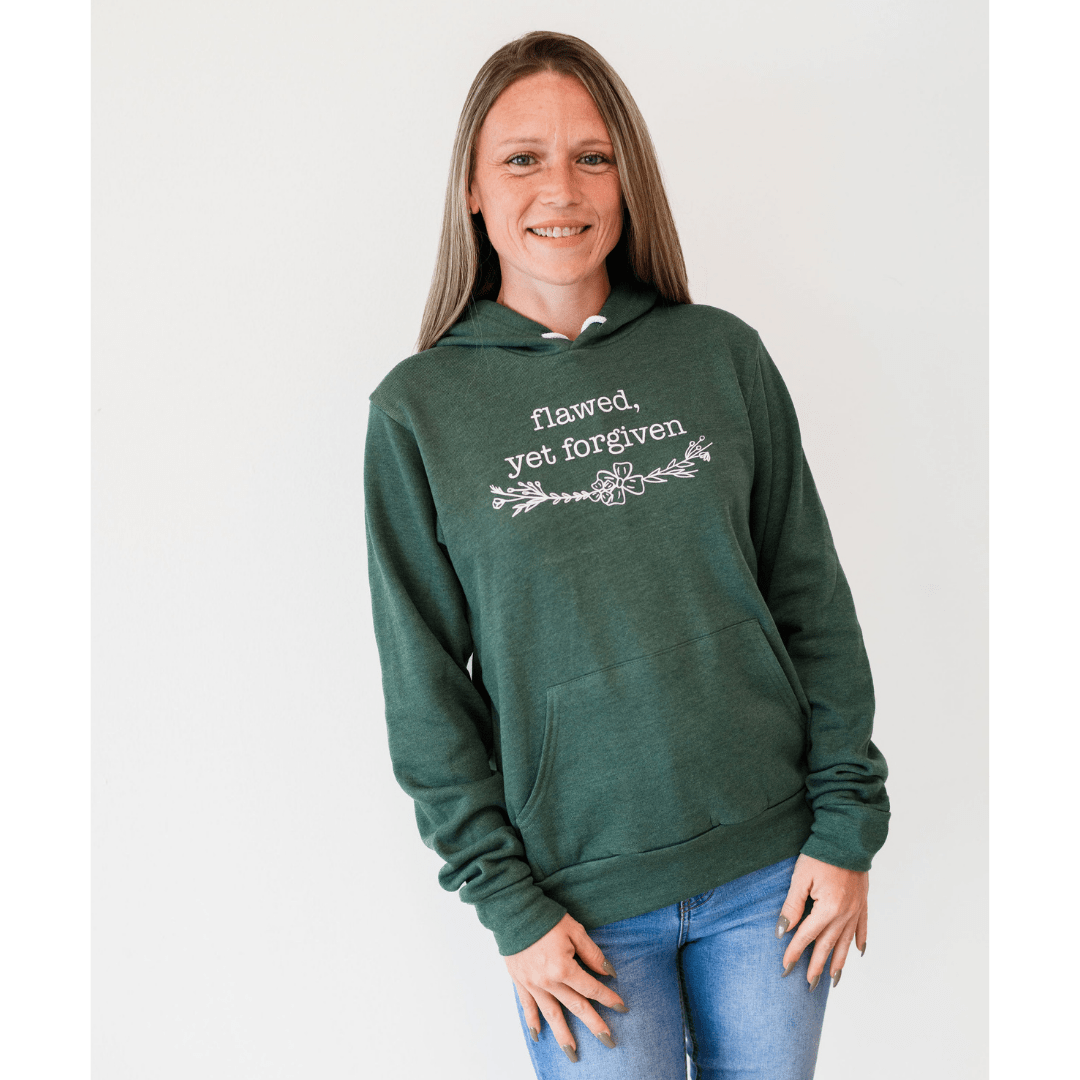 Flawed, Yet Forgiven Premium Fleece Hoodie