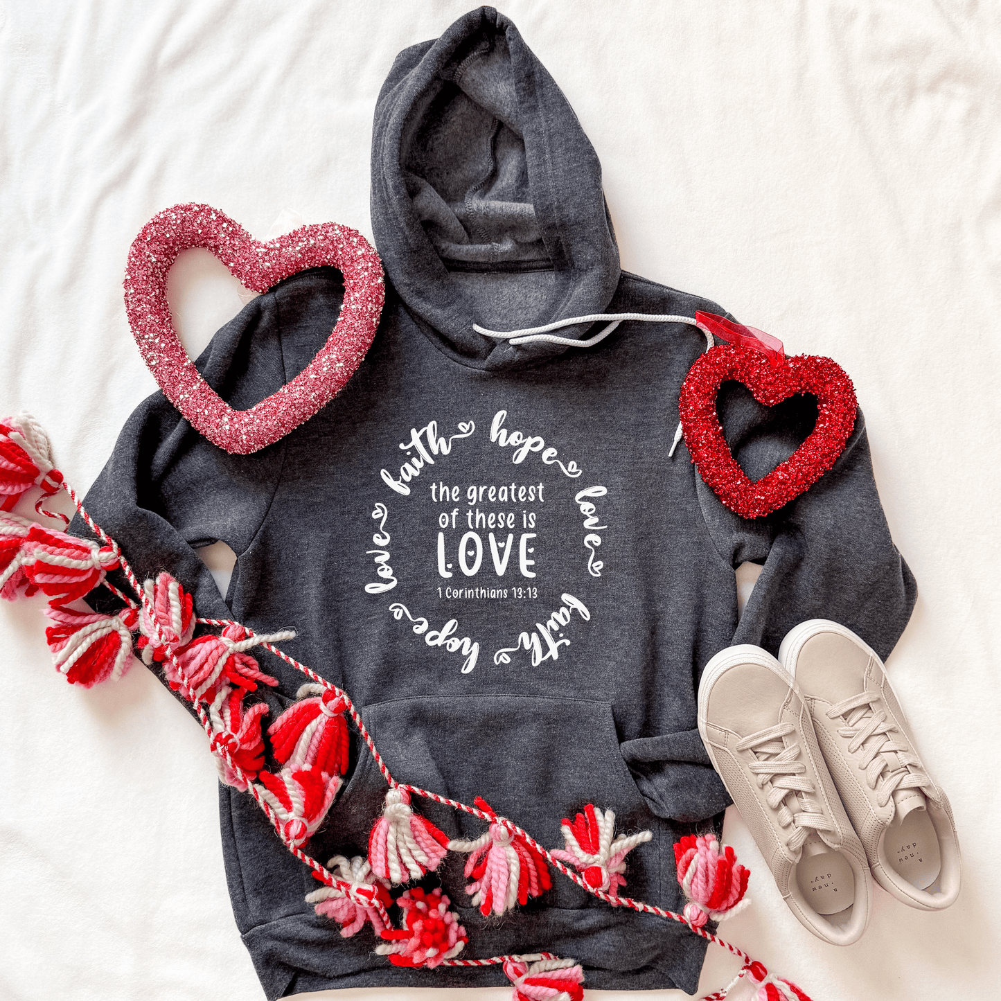 Greatest Is Love Premium Fleece Hoodie
